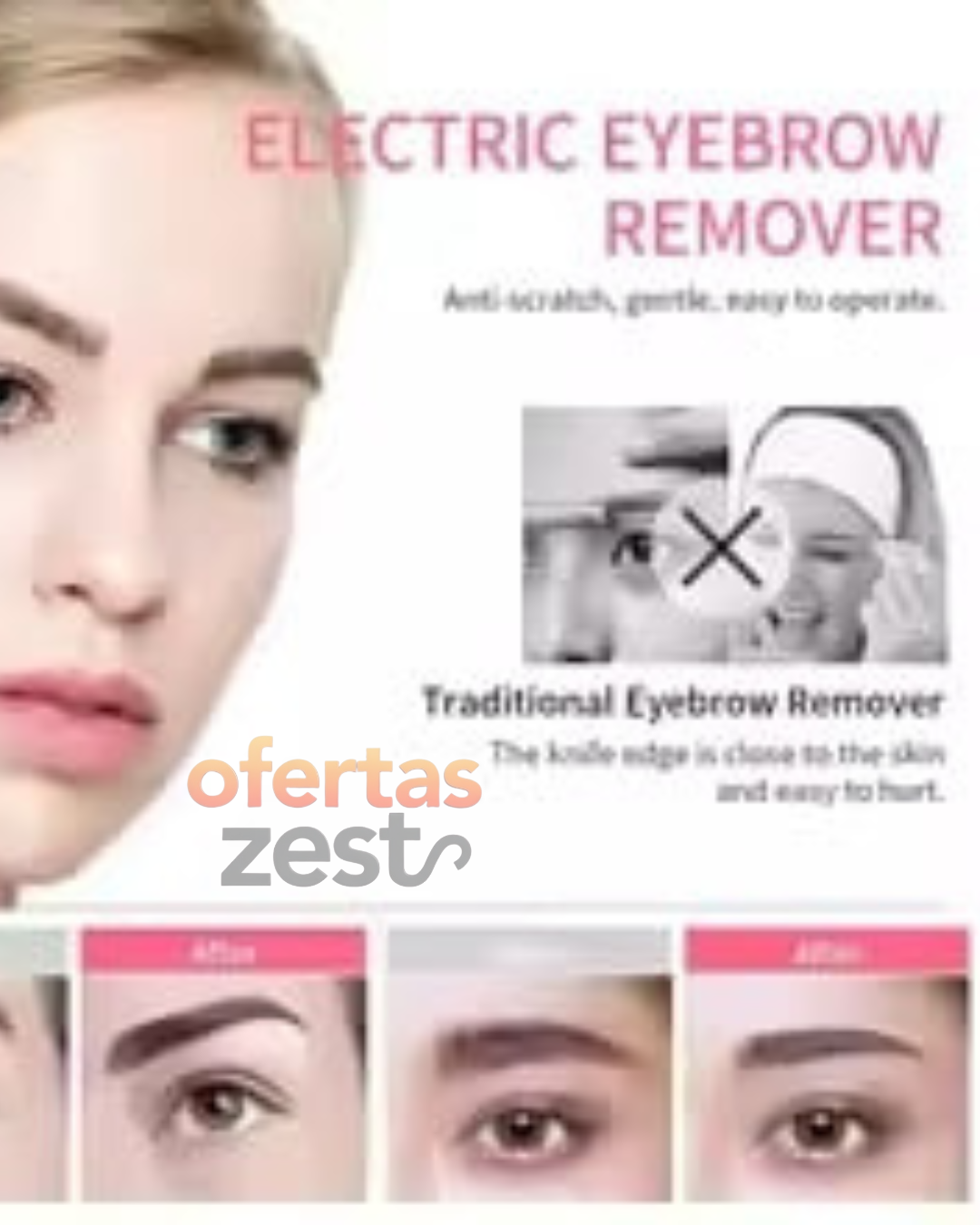 DEPILADOR ELÉCTRICO DE CEJAS